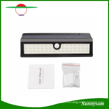 44 LED Nuevo diseño Motion Sensor Garden Exterior Solar LED Aplique